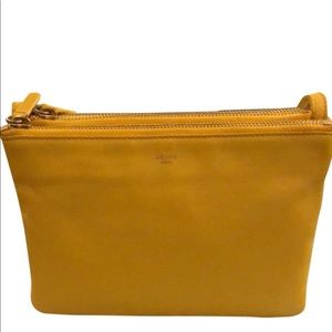 Celine Lambskin Small Trio Crossbody Bag